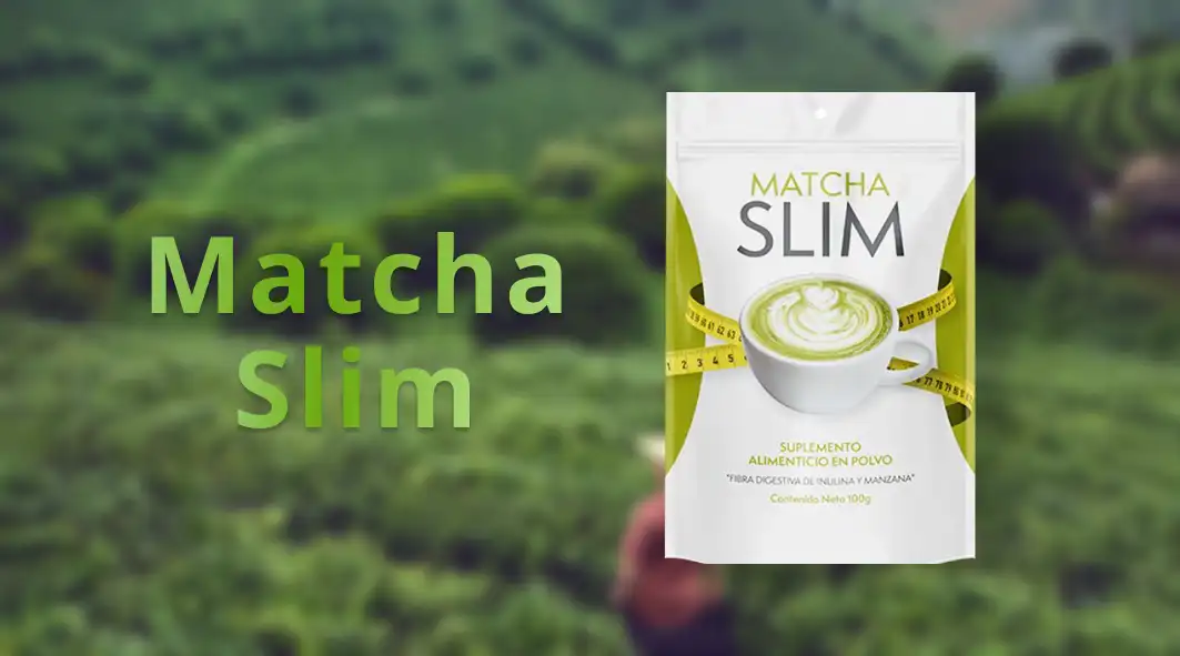 Joyful woman holding a cup of Matcha Slim tea, showcasing the product in use